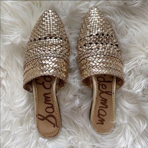 Gold Mules by Sam Edelman